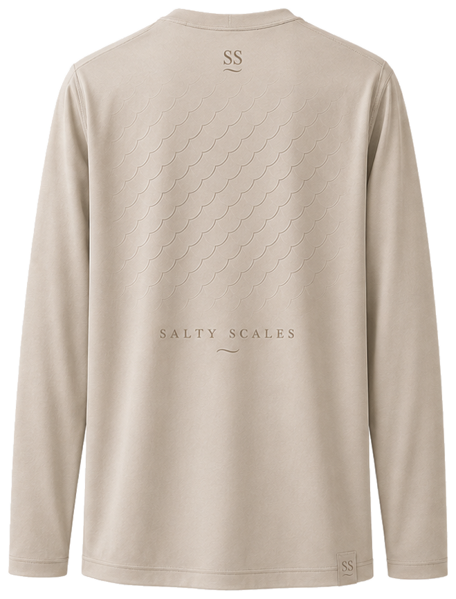 The Coast Shirt — Sand, back view